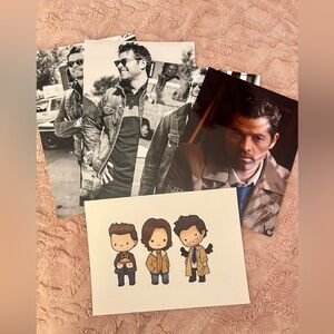 Supernatural Character Art Prints Set